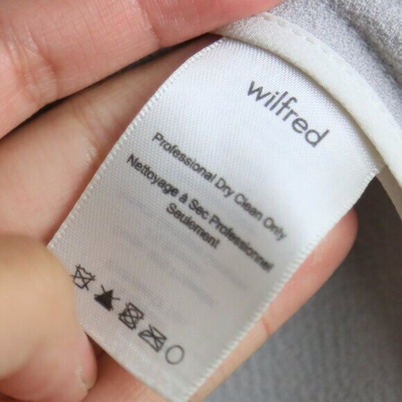 Aritzia Wilfred Chevalier Open Front Blazer Jacket Light Taupe Size 4 - Picture 4 of 7